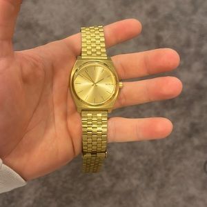 Nixon Time Teller All Gold
